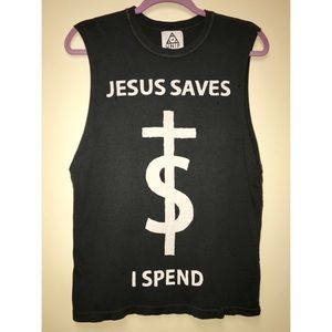 UNIF TOP—Jesus Saves I Spend